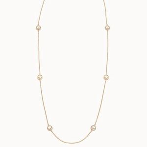 Fendi Gold F Logo Necklace